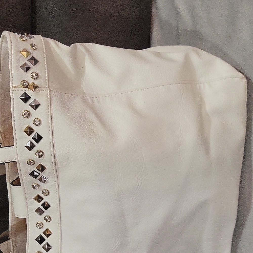 Juicy Couture White Studded Tote Bag - Picture 3 of 16